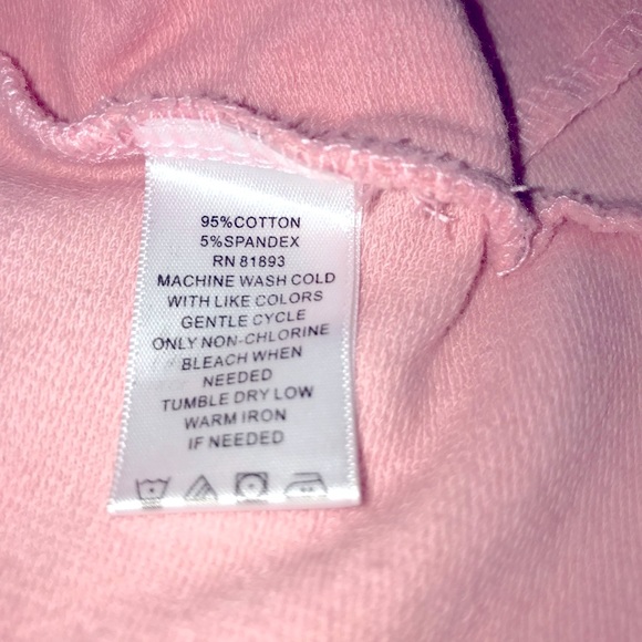 DENIM & CO. active hoodie long sleeve shirt with pockets pink M - Picture 3 of 6